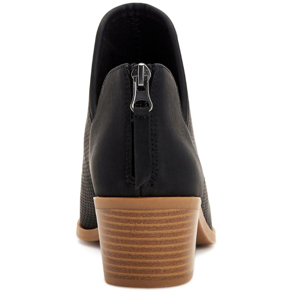 商品Style & Co|Style & Co. Womens Vincie Faux Leather Perforated Ankle Boots,价格¥119,第5张图片详细描述