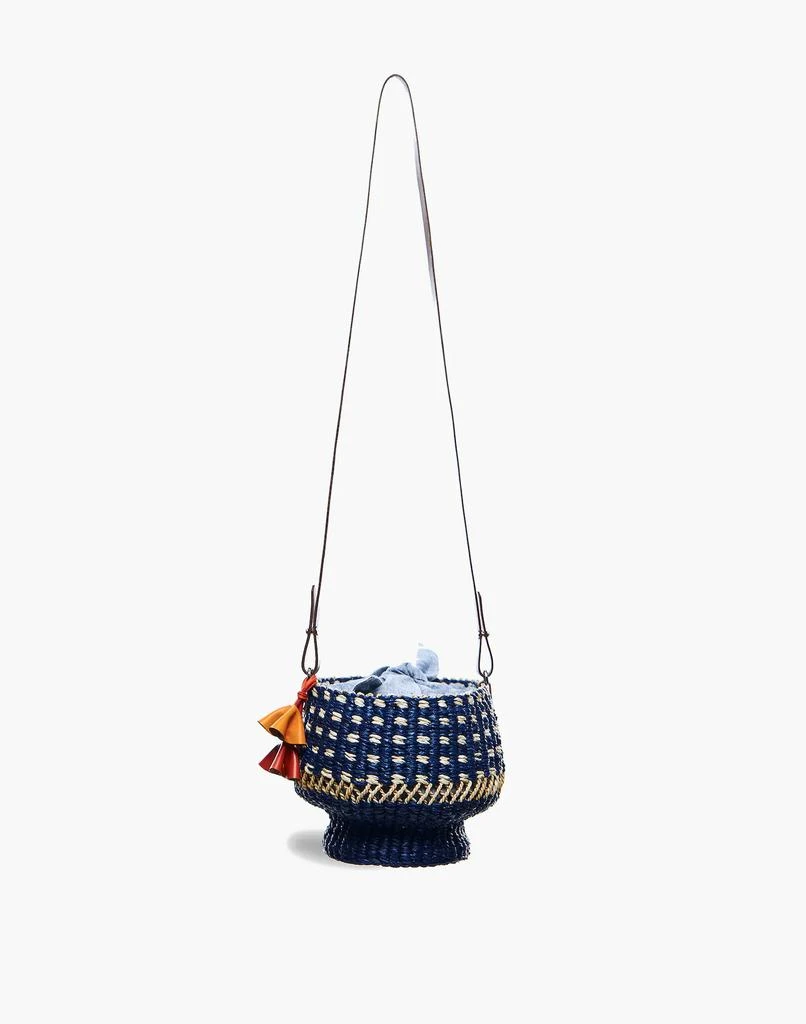 商品Madewell|AAKS Raffia Baw Pot Dot Crossbody Bag,价格¥1530,第3张图片详细描述