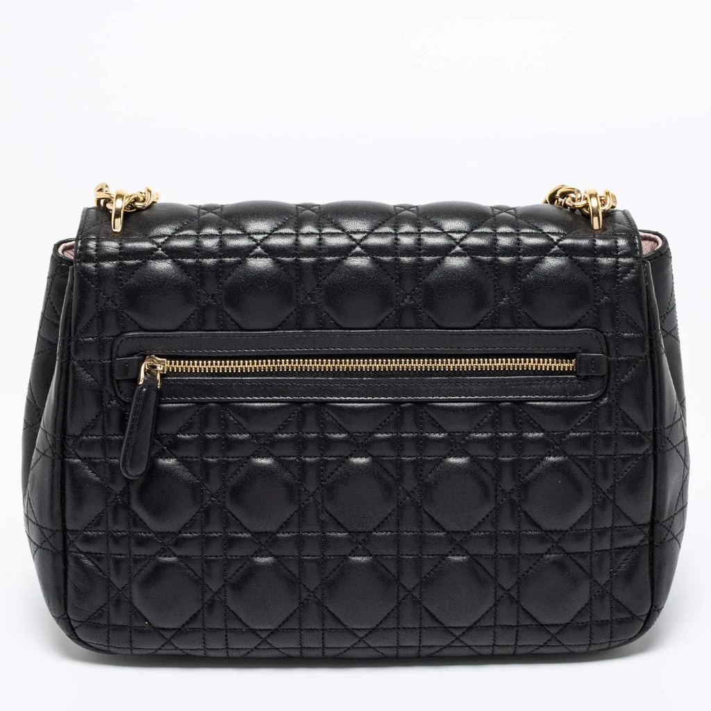商品[二手商品] Dior|Dior Black Cannage Leather Miss Dior Medium Flap Bag,价格¥7811,第4张图片详细描述