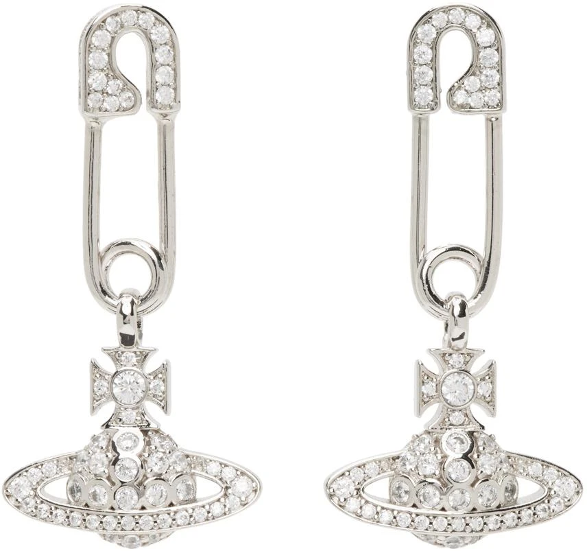 商品Vivienne Westwood|Silver Lucrece Earrings,价格¥1942,第1张图片