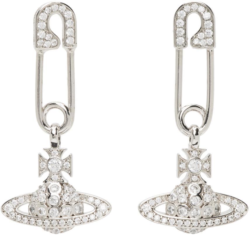 商品Vivienne Westwood|Silver Lucrece Earrings,价格¥1823,第1张图片