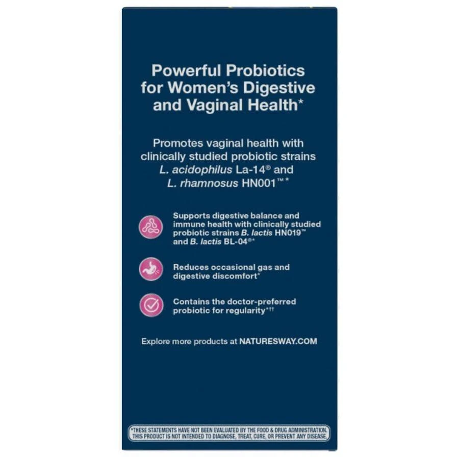 商品Nature's Way|Primadophilus Fortify Women's Probiotic 30 Billion, Vegetarian Capsules,价格¥216,第2张图片详细描述