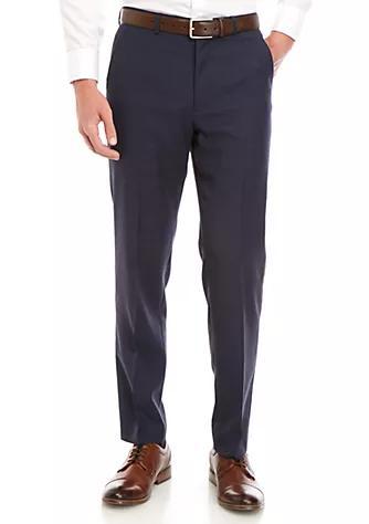 商品Ralph Lauren|Blue Plaid Dress Pants,价格¥1298,第1张图片