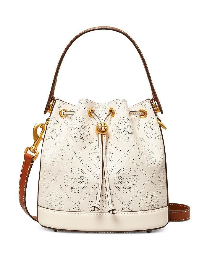 商品Tory Burch|T Monogram Perforated Bucket Crossbody,价格¥3730,第1张图片