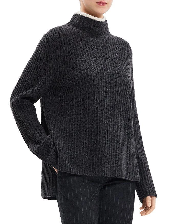 商品Theory|Karenia Wool & Cashmere Ribbed Sweater,价格�¥3262,第3张图片详细描述