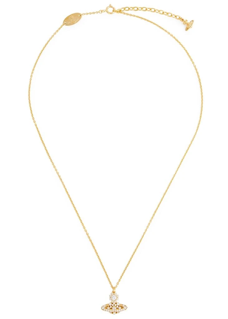 商品Vivienne Westwood|Narcissa embellished orb gold-tone necklace,价格¥1134,第1张图片