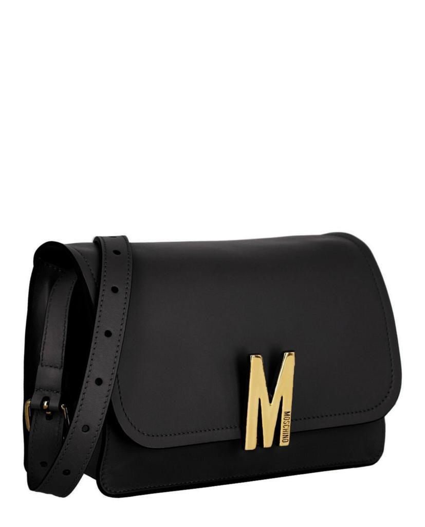 商品Moschino|M-Plaque Leather Crossbody,价格¥3486,第4张图片详细描述
