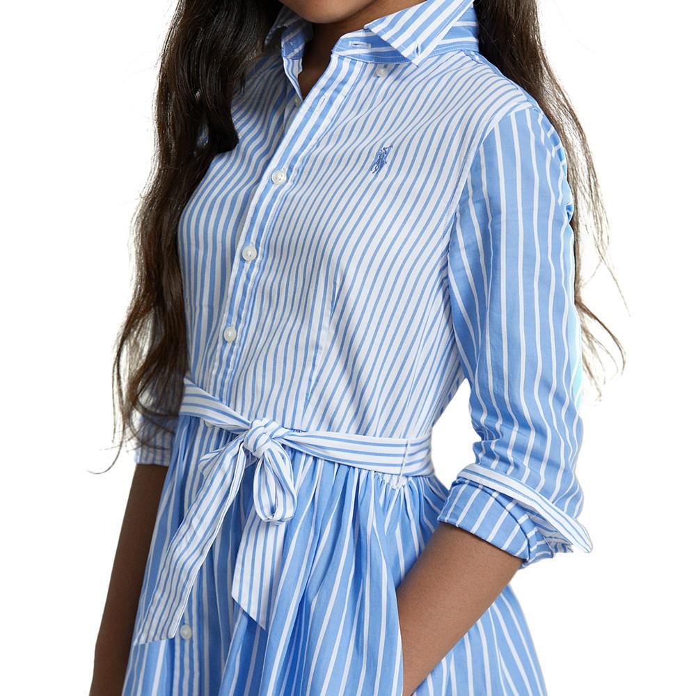 商品Ralph Lauren|Big Girls Poplin Fun Shirt Dress,价格¥399,第7张图片详细描述