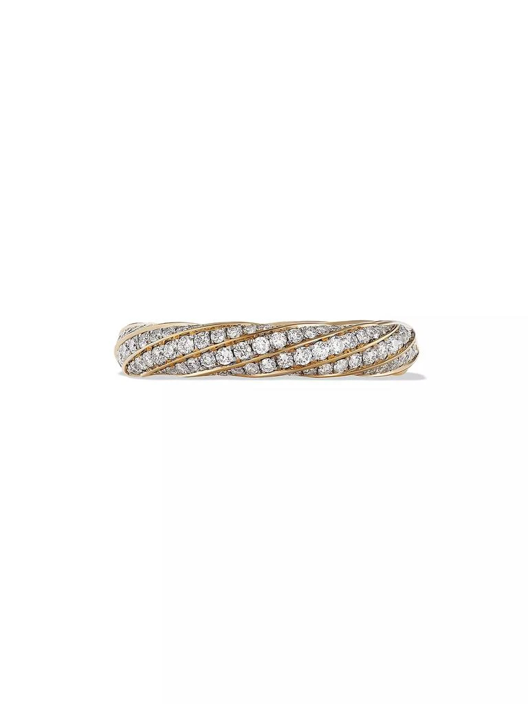 商品David Yurman|Cable Edge Band Ring in 18K Yellow Gold,价格¥21540,第3张图片详细描述