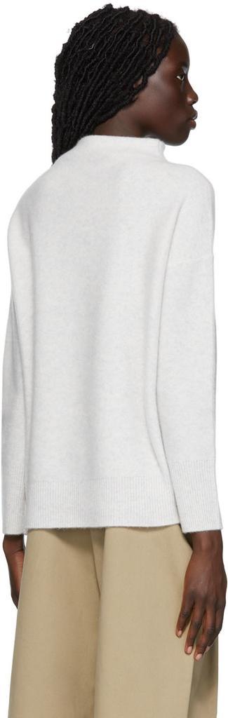 商品Vince|灰色漏斗领毛衣,价格¥3089,第5张图片详细描述