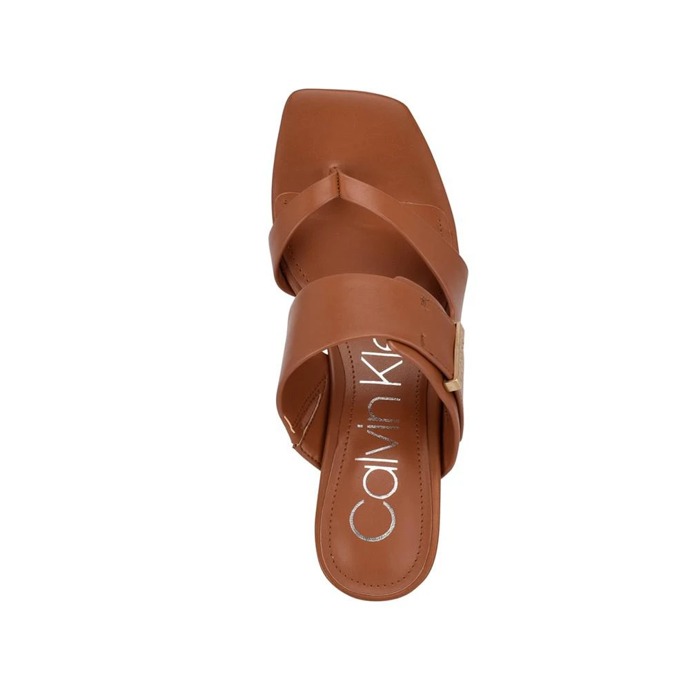 商品Calvin Klein|Women's Briella Block Heel Dress Sandals,价格¥372,第4张图片详细描述