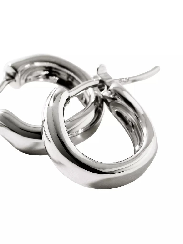 商品John Hardy|Surf Sterling Silver Extra Small Hoop Earrings,价格¥2436,第4张图片详细描述