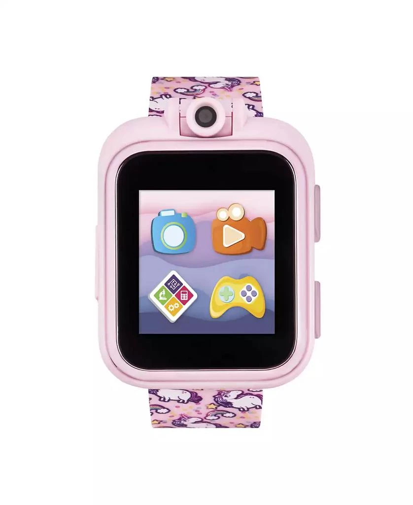 商品Playzoom|Kid's 2 Pink Unicorn Print Tpu Strap Smart Watch,价格¥193,第2张图片详细描述