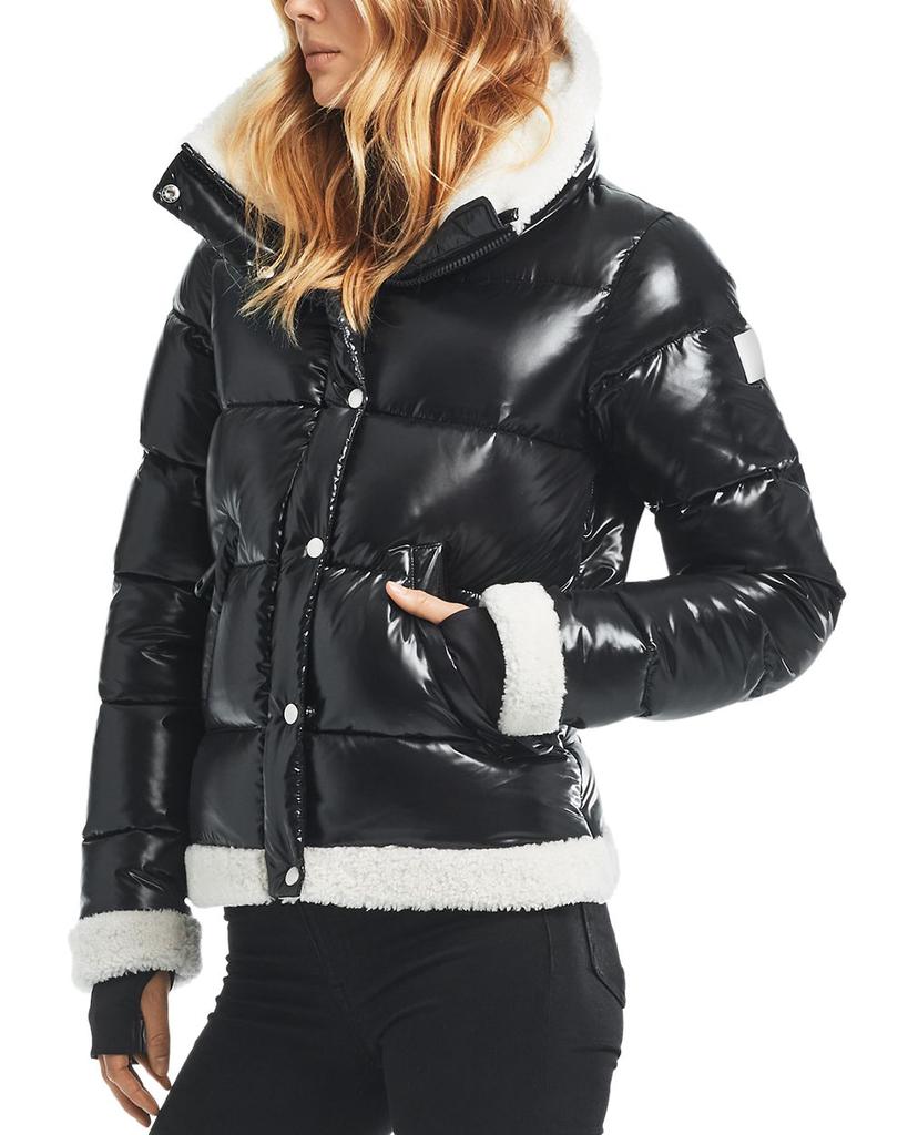 Gigi Shearling-Trim Down Jacket - 100% Exclusive商品第5张图片规格展示