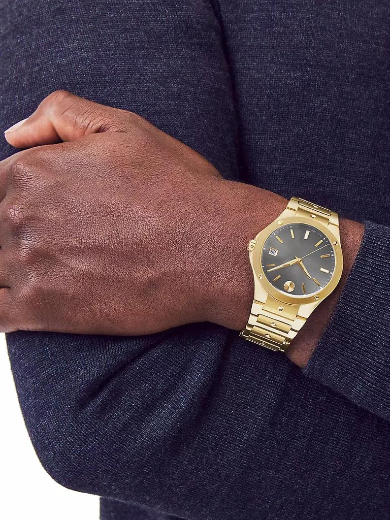 商品Movado|Yellow PVD Bracelet Watch,价格¥10450,第4张图片详细描述