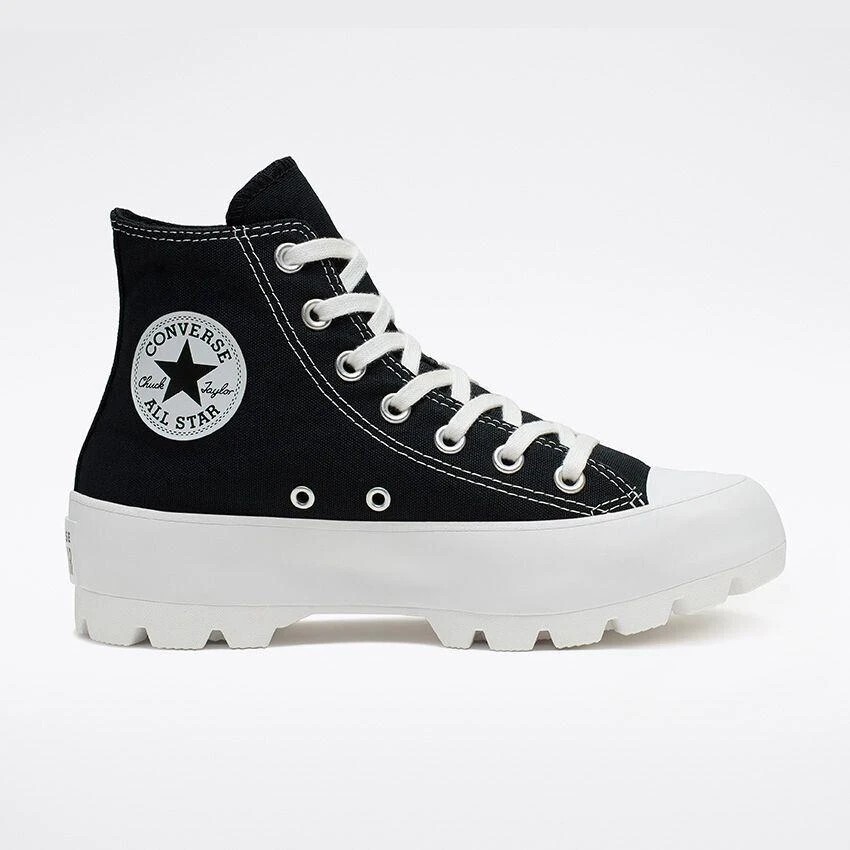 商品Converse|Converse Chuck Taylor All Star Lugged Hi 565901C Sneaker Womens 8.5 Black MOO396,价格¥639,第2张图片详细描述