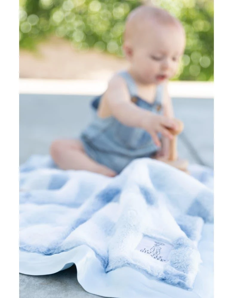 Luxe Plaid Faux Fur Baby Blanket 商品