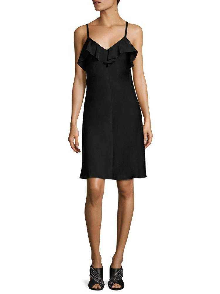 商品A.L.C.|Kinley Ruffled Satin Slip Dress,价格¥3917,第1张图片