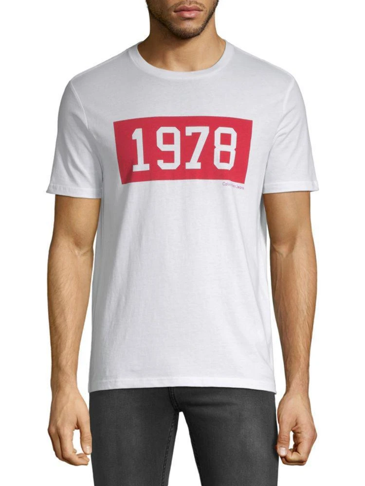 商品Calvin Klein|1978 Block Crewneck Tee,价格¥79,第1张图片