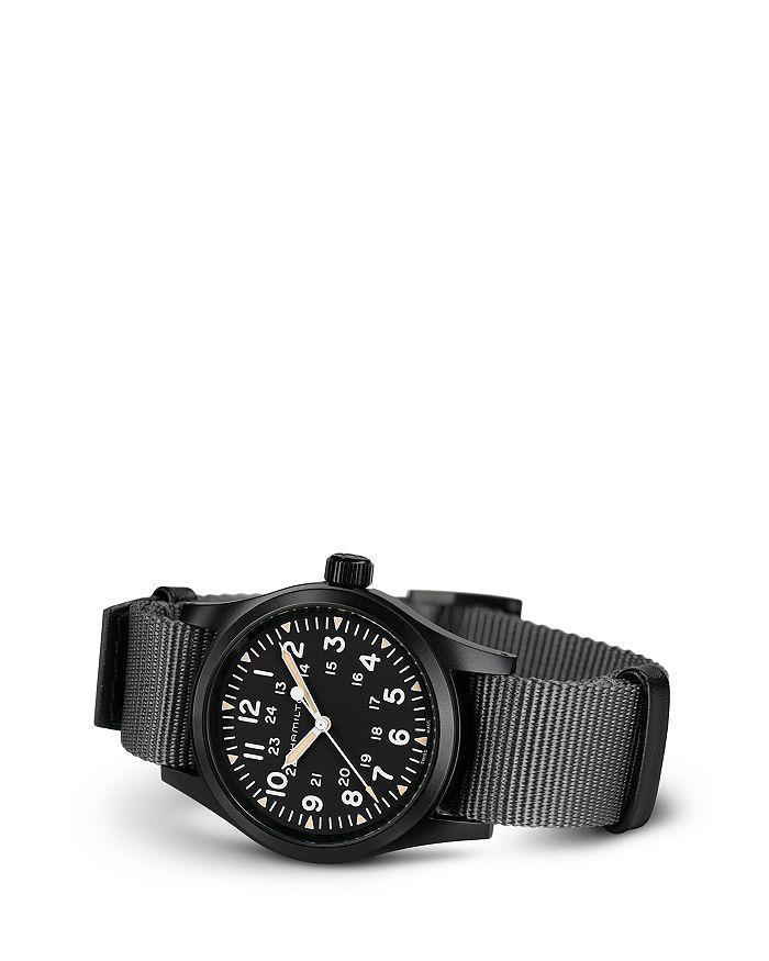 商品Hamilton|Mechanical Khaki Field Watch, 38mm,价格¥4079,第6张图片详细描述