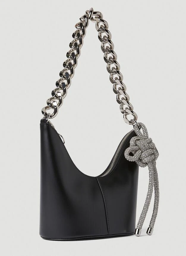 商品Kara|Knot Bean Shoulder Bag in Black,价格¥1849,第2张图片详细描述