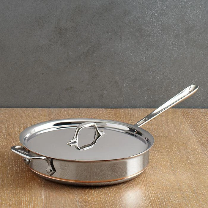 商品All-Clad|All Clad Copper Core 3 Quart  Covered Sauté Pan,价格¥2625,第3张图片详细描述