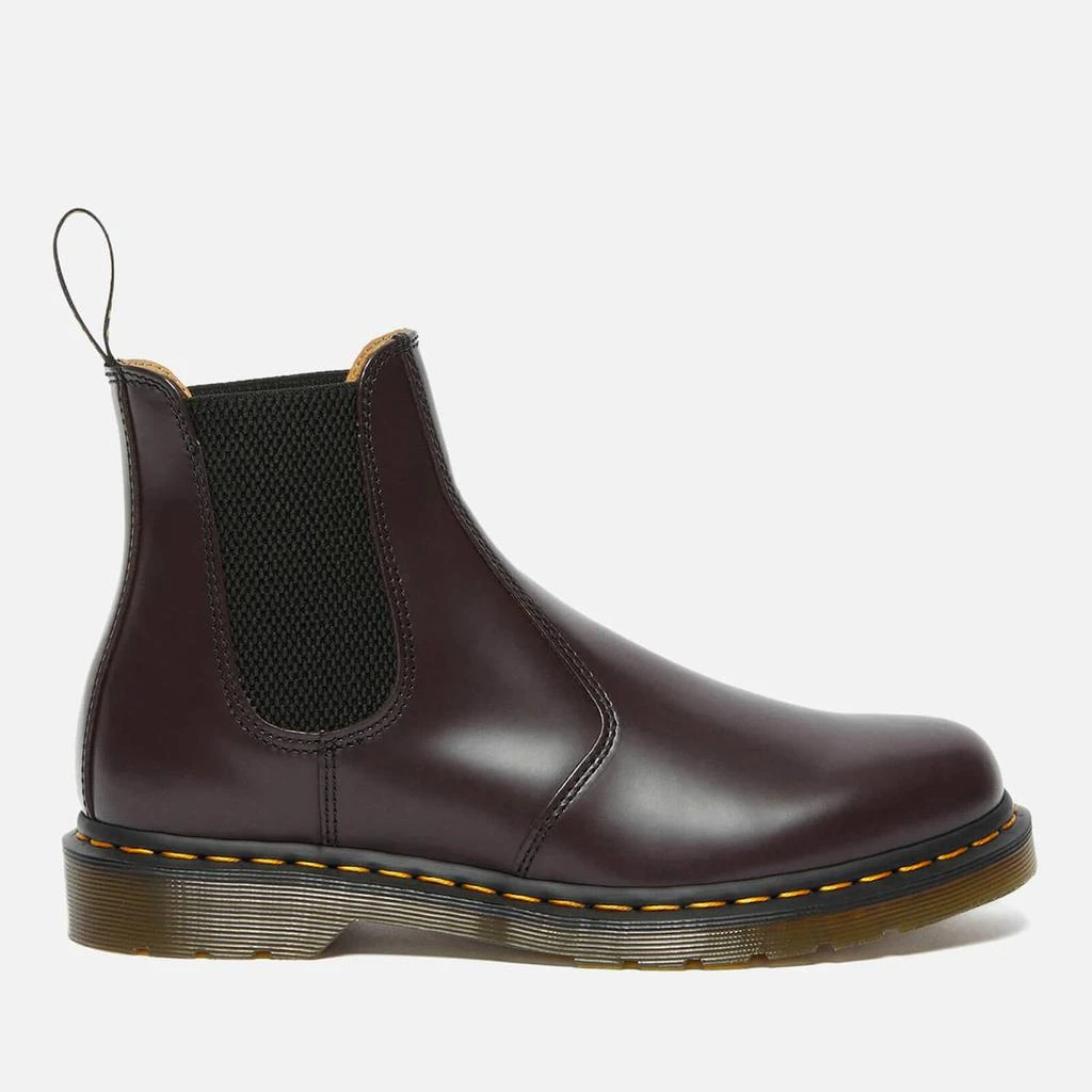 商品Dr. Martens|Dr. Martens Men's 2976 Smooth Leather Chelsea Boots - Burgundy,价格¥1098,第1张图片