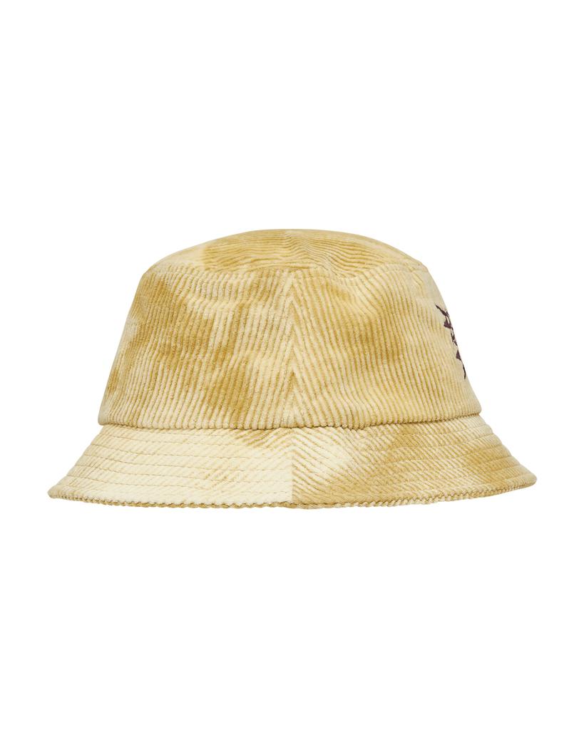Spikey Bleached Cord Bucket Hat Yellow商品第5张图片规格展示