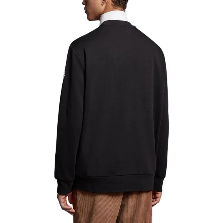 商品[国内直发] Moncler|盟可睐 品牌Logo字母印花圆领卫衣 男款 黑色,价格¥5306,第3张图片详细描述