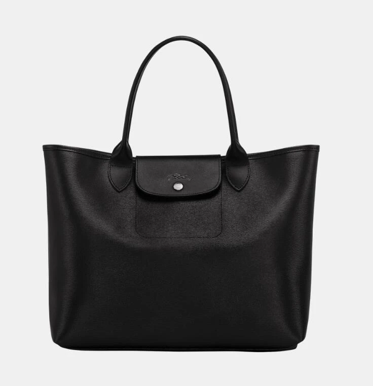 商品[国内直发] Longchamp|珑骧女士新款手提单肩手提包涂层帆布拼牛皮10182 HYQ,价格¥1787,第1张图片