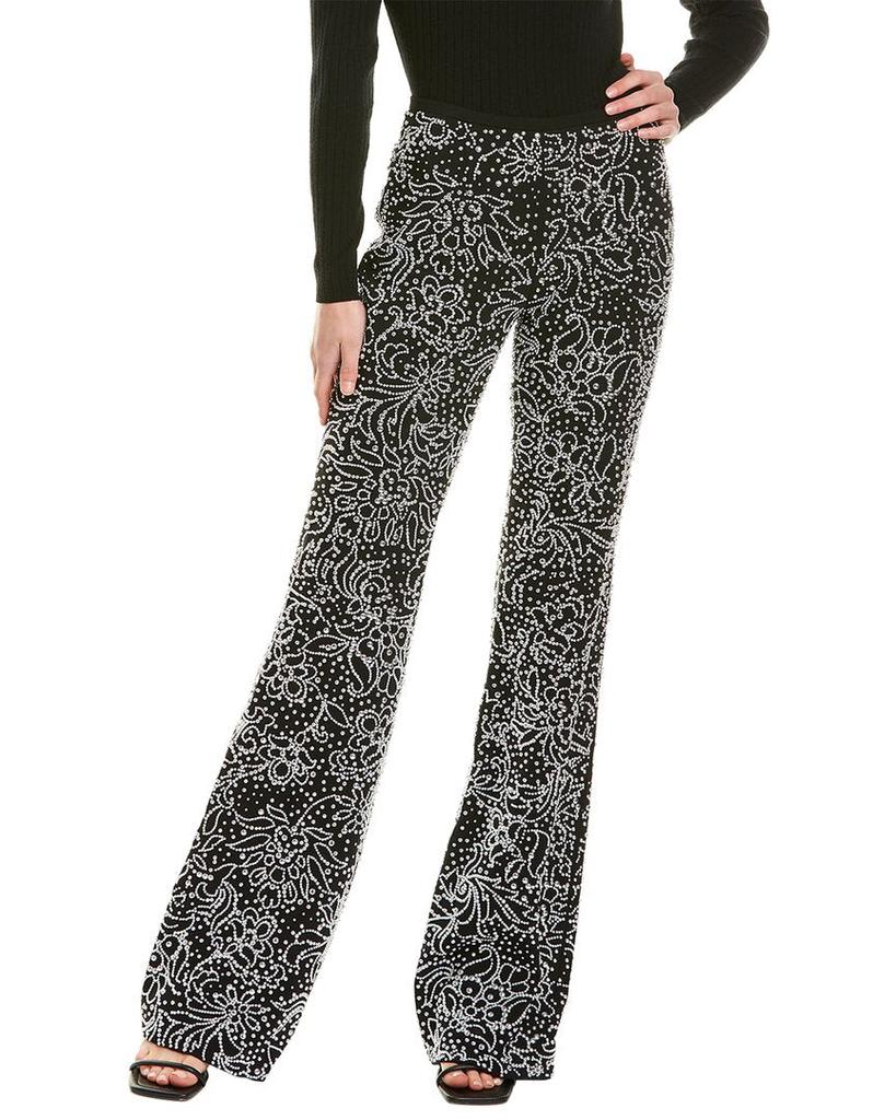 Michael Kors womens  Collection Studded Wool-Blend Flare Pant, 2商品第1张图片规格展示