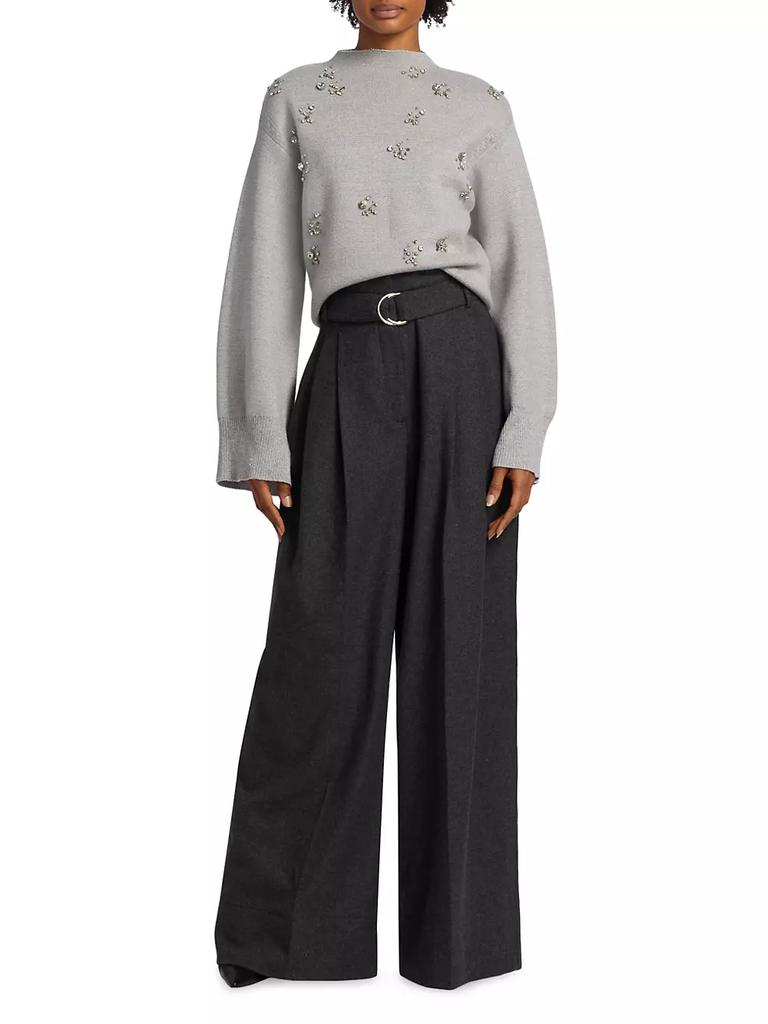 Embellished Merino Wool Sweater商品第2张图片规格展示