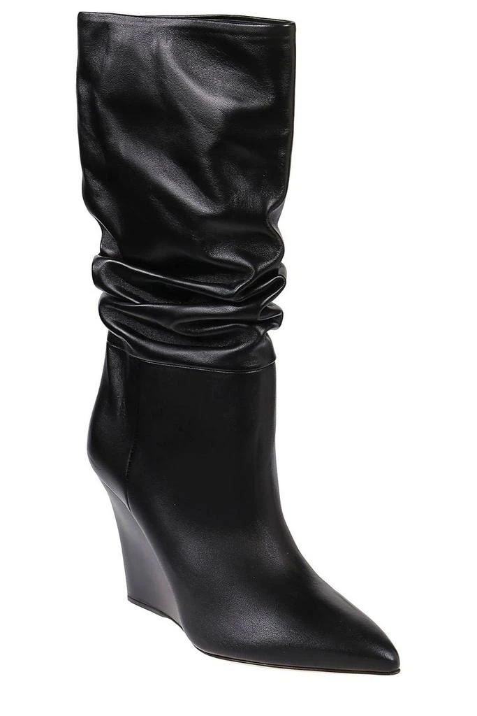 商品Paris Texas|Paris Texas Gathered Pointed Toe Wedged Boots,价格¥2853,第2张图片详细描述