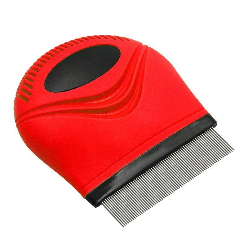 商品Pet Life|'Grazer' Handheld Travel Grooming Cat and Dog Flea and Tick Comb,价格¥86,第4张图片详细描述