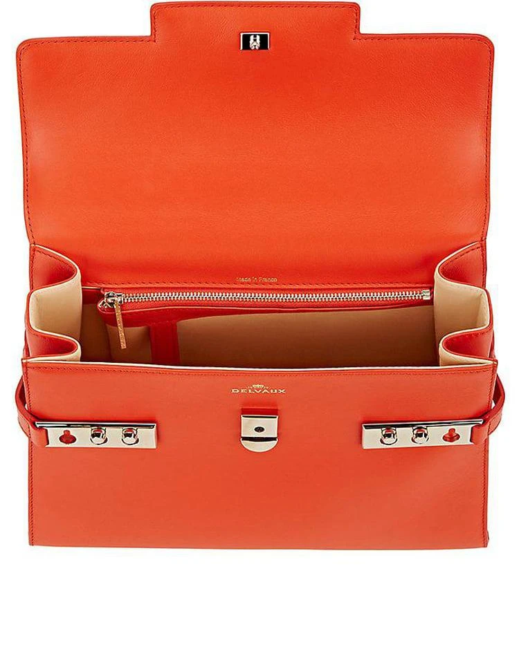 商品Delvaux|Tempête MM Leather Satchel,价格¥44929,第5张图片详细描述