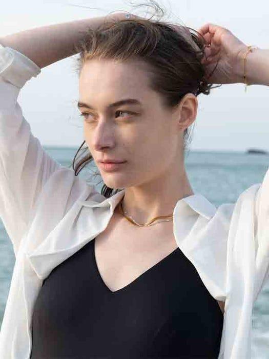 商品hyeres-lor|Silver Chain Necklace,价格¥2221,第5张图片详细描述