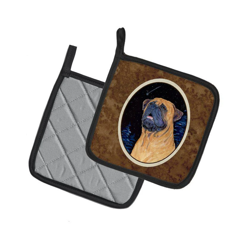 商品Caroline's Treasures|Bullmastiff Pair of Pot Holders,价格¥170,第2张图片详细描述