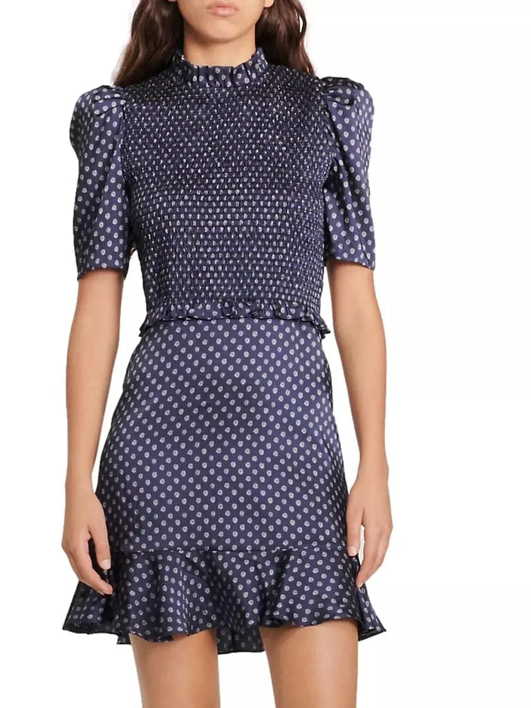 商品Sandro|Malden Polka Dot Mini Dress,价格¥1388,第1张图片