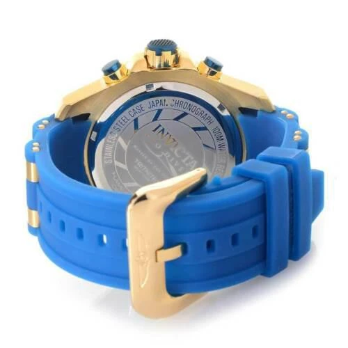 商品Invicta|Invicta Men's Chronograph Watch - Pro Diver Yellow Steel & Silicone Strap | 26087,价格¥680,第2张图片详细描述