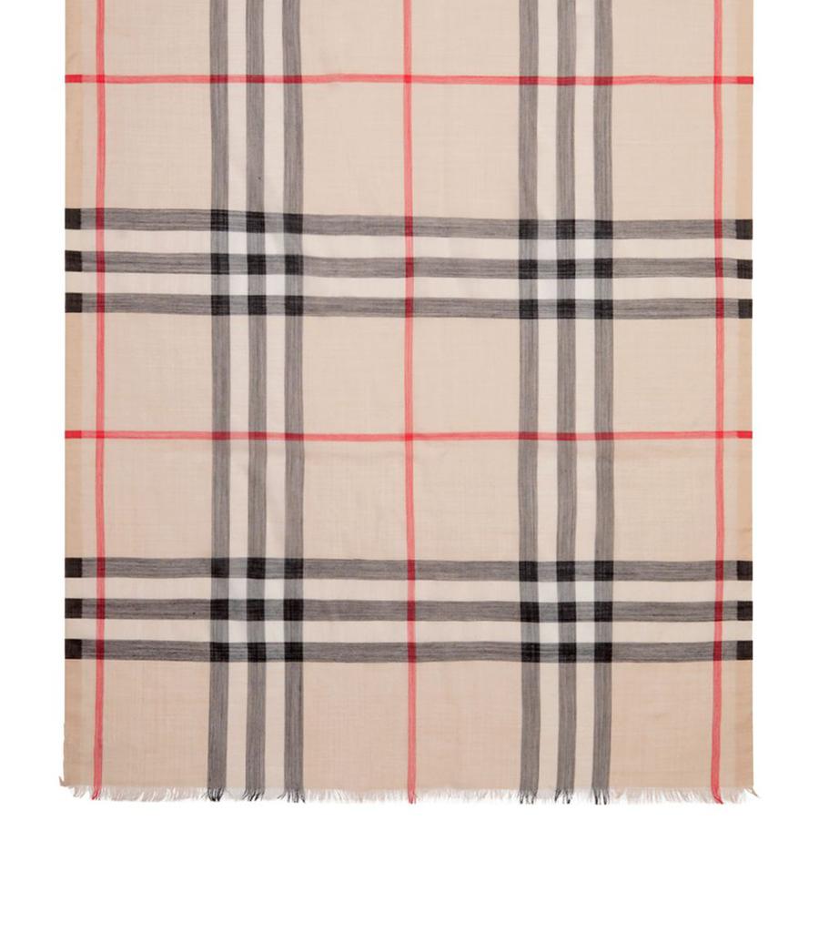 Wool-Silk Vintage Check Scarf商品第4张图片规格展示