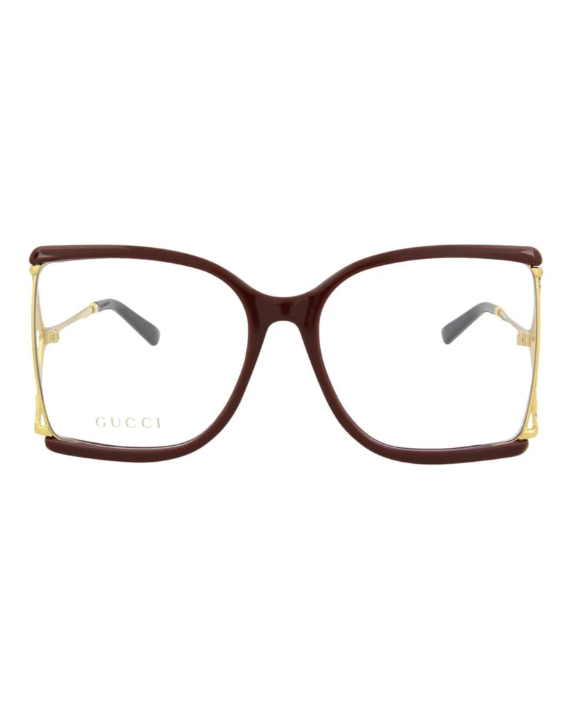 商品Gucci|Oversized-Square Acetate Optical Frames,价格¥952,第1张图片