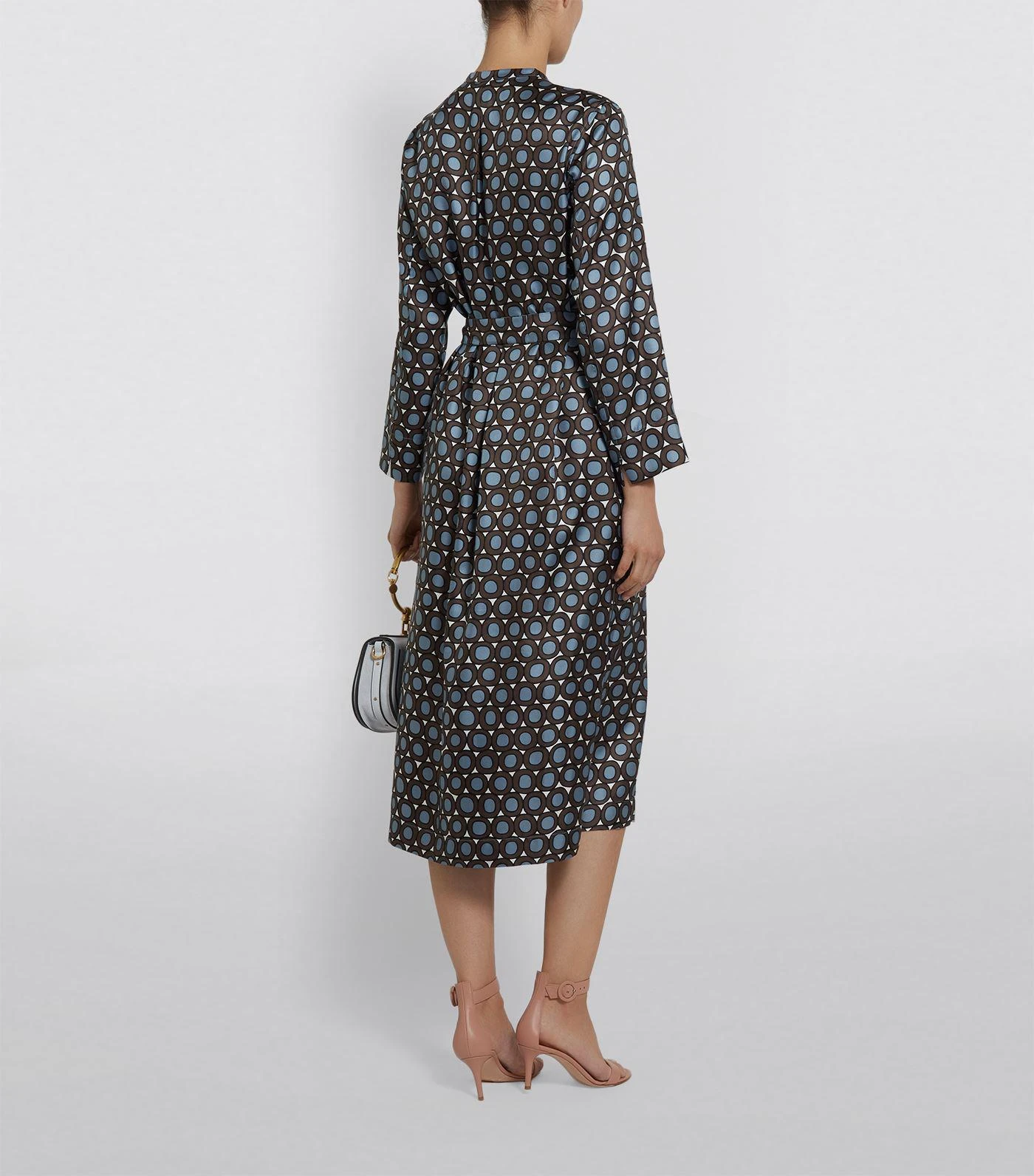商品Max Mara|Silk Geometric Shirt Dress,价格¥4691,第2张图片详细描述