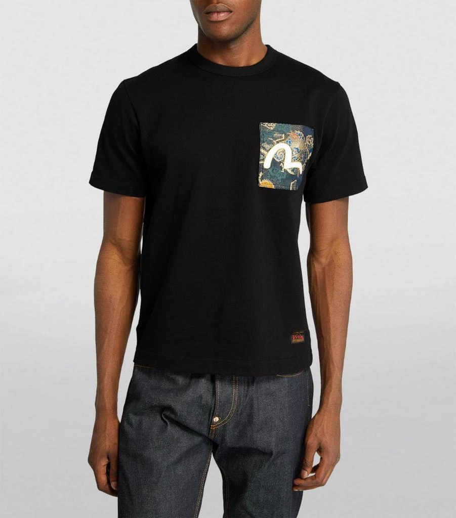 商品Evisu|Brocade Pocket T-Shirt,价格¥1203,第3张图片详细描述