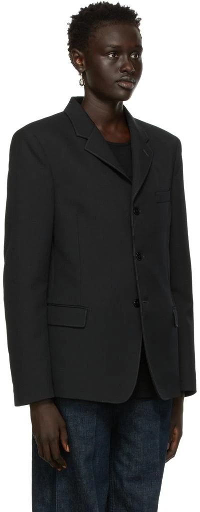 商品Lemaire|Black Twill Blazer,价格¥2700,第2张图片详细描述