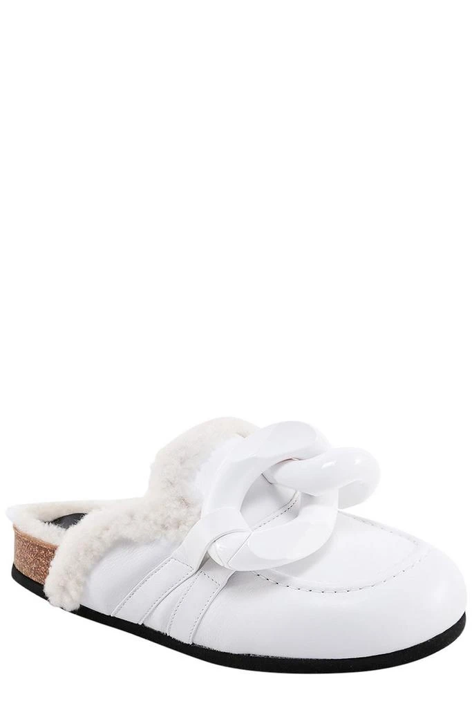商品JW Anderson|JW Anderson Chain-Link Slip-On Flat Mules,价格¥2370,第2张图片详细描述