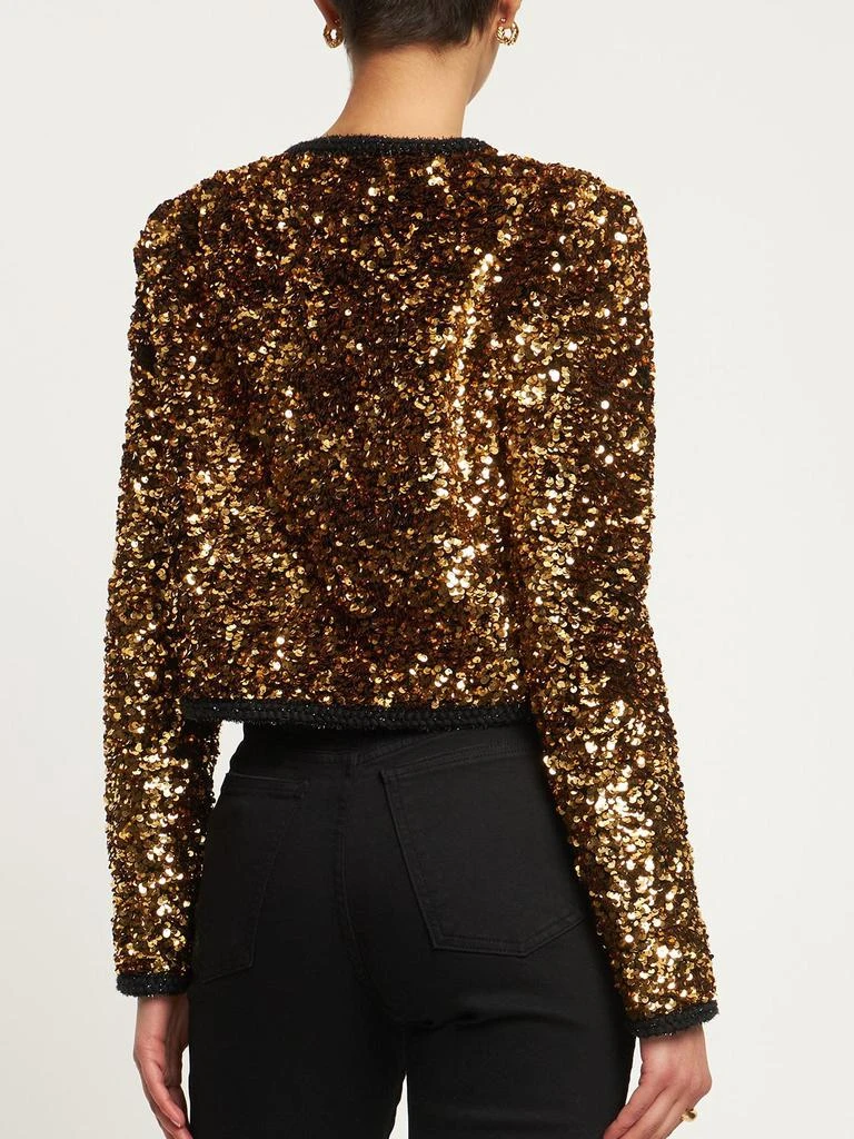 商品Self Portrait|Sequined Cropped Jacket,价格¥4391,第2张图片详细描��述