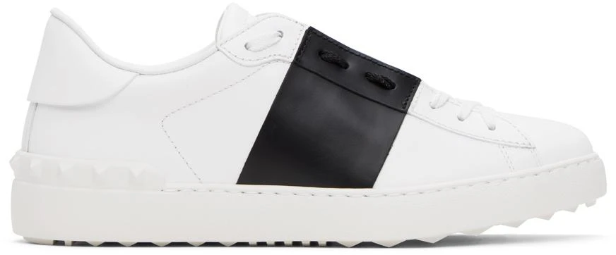 商品Valentino|White & Black Open Sneakers,价格¥6533,第1张图片