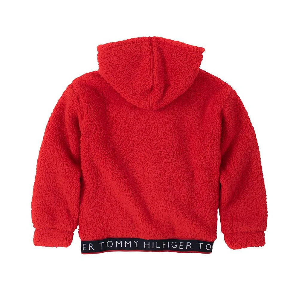 商品Tommy Hilfiger|Little Girls Sherpa Zip Up Hoodie,价格¥222,第3张图片详细描述