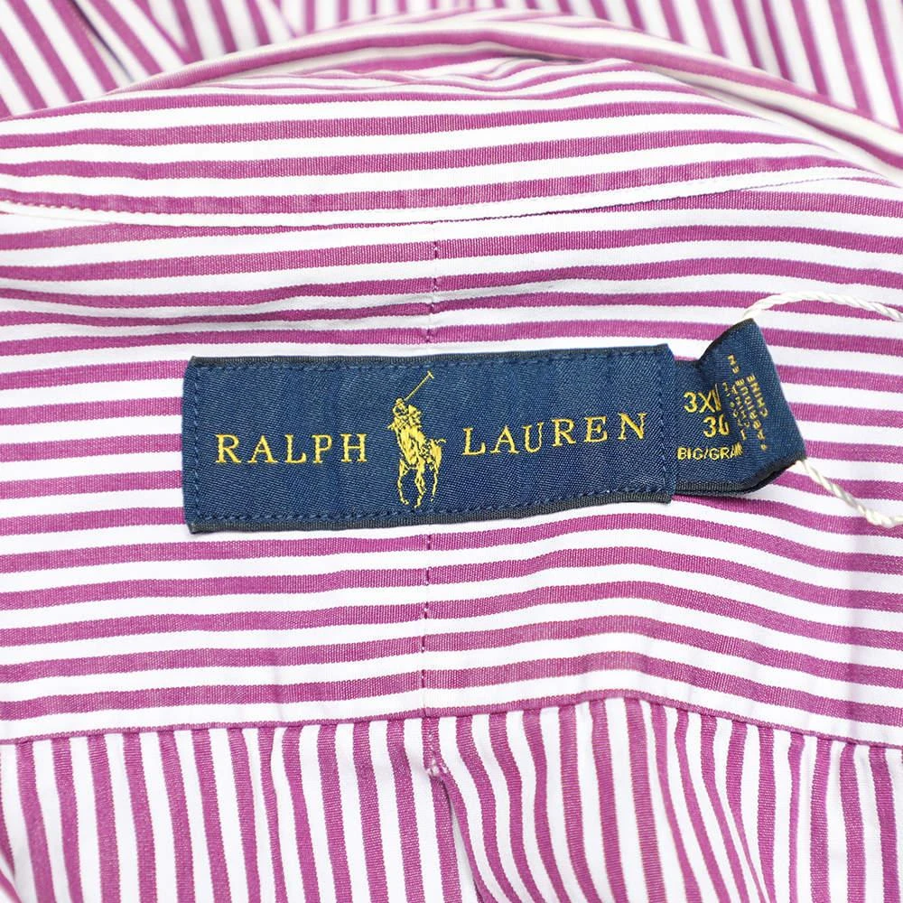 商品[二手商品] Ralph Lauren|Ralph Lauren Purple Striped Cotton Button Front Shirt 3XB,价格¥869,第5张图片详细描述