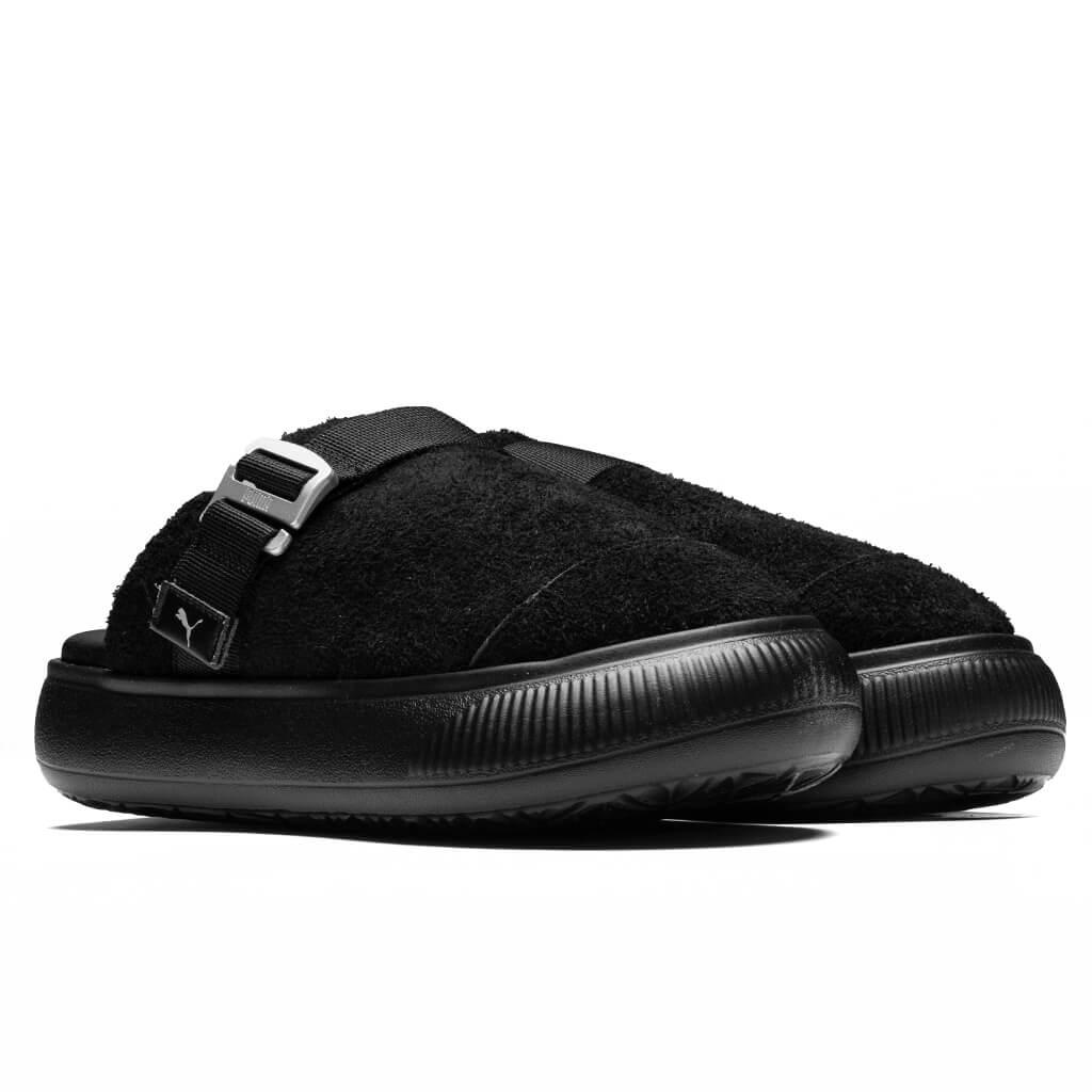 Puma Women's Suede Mayu Mule - Black商品第3张图片规格展示